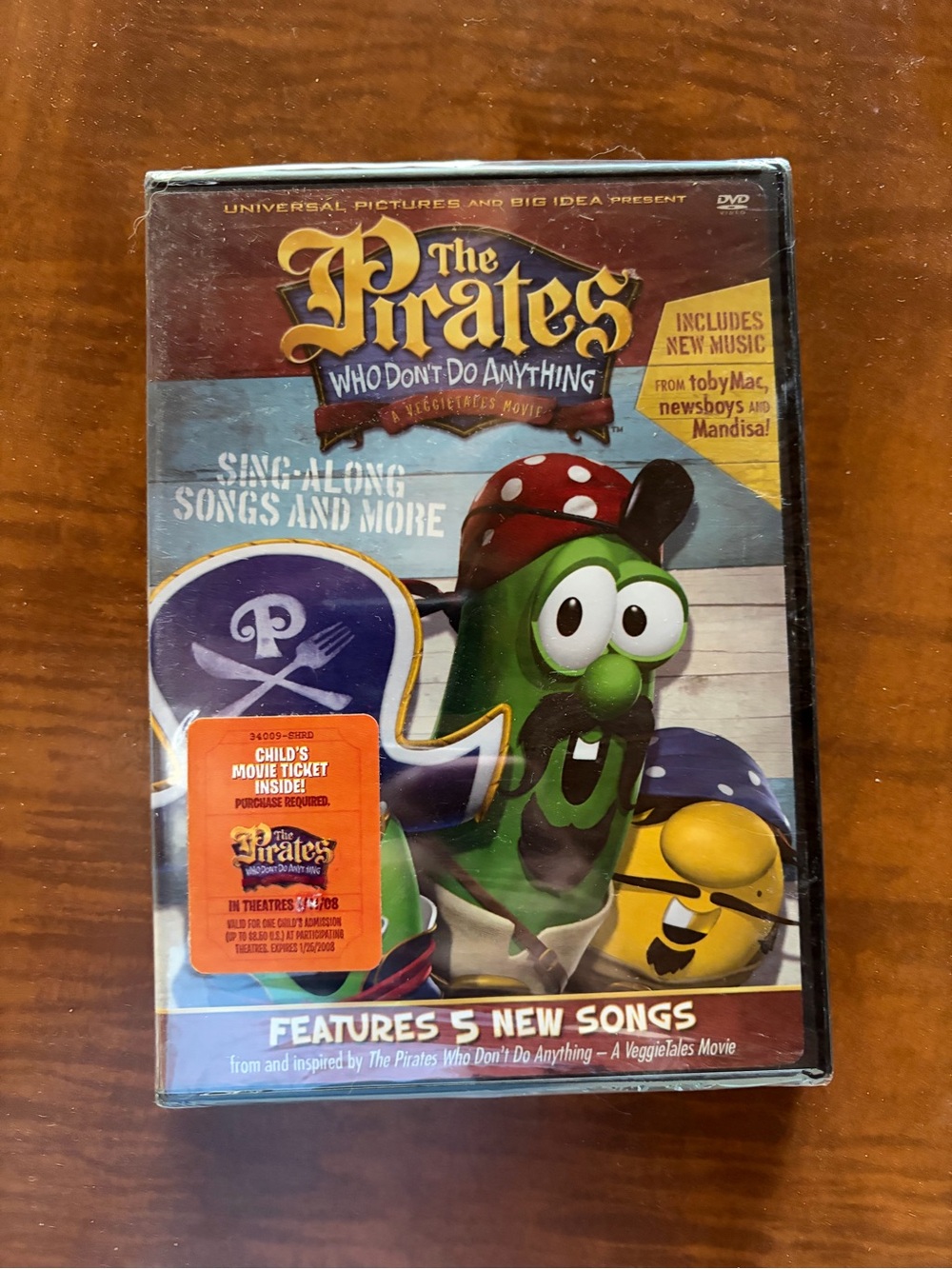 The Pirates Who Don't Do Anything VeggieTales DVD - Green